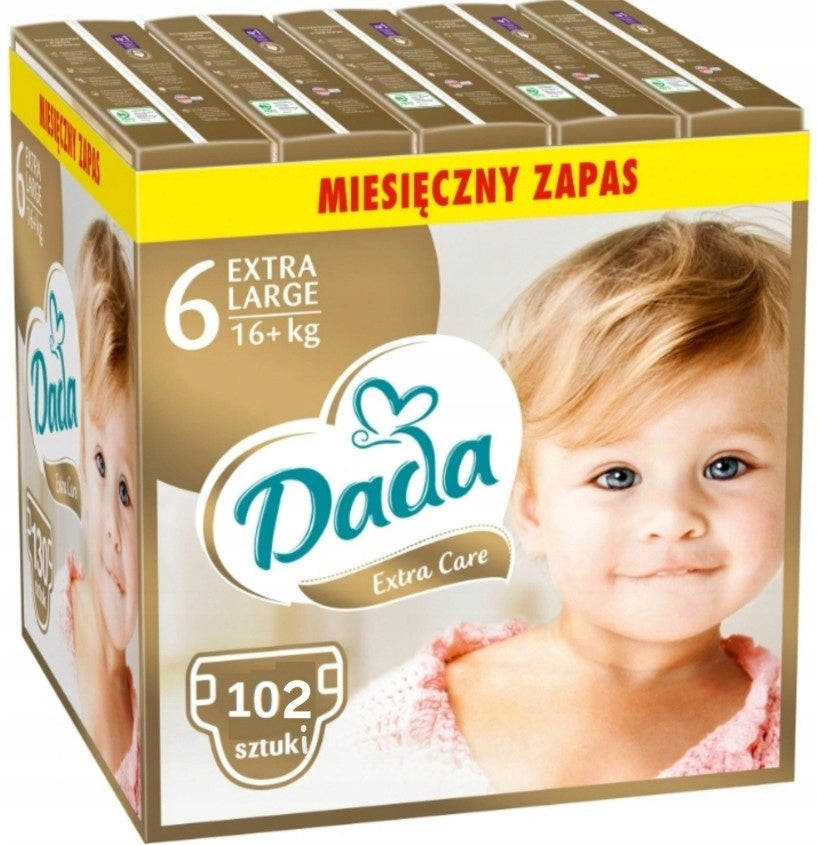 DADA Extra Care size 6 Diapers 102pcs