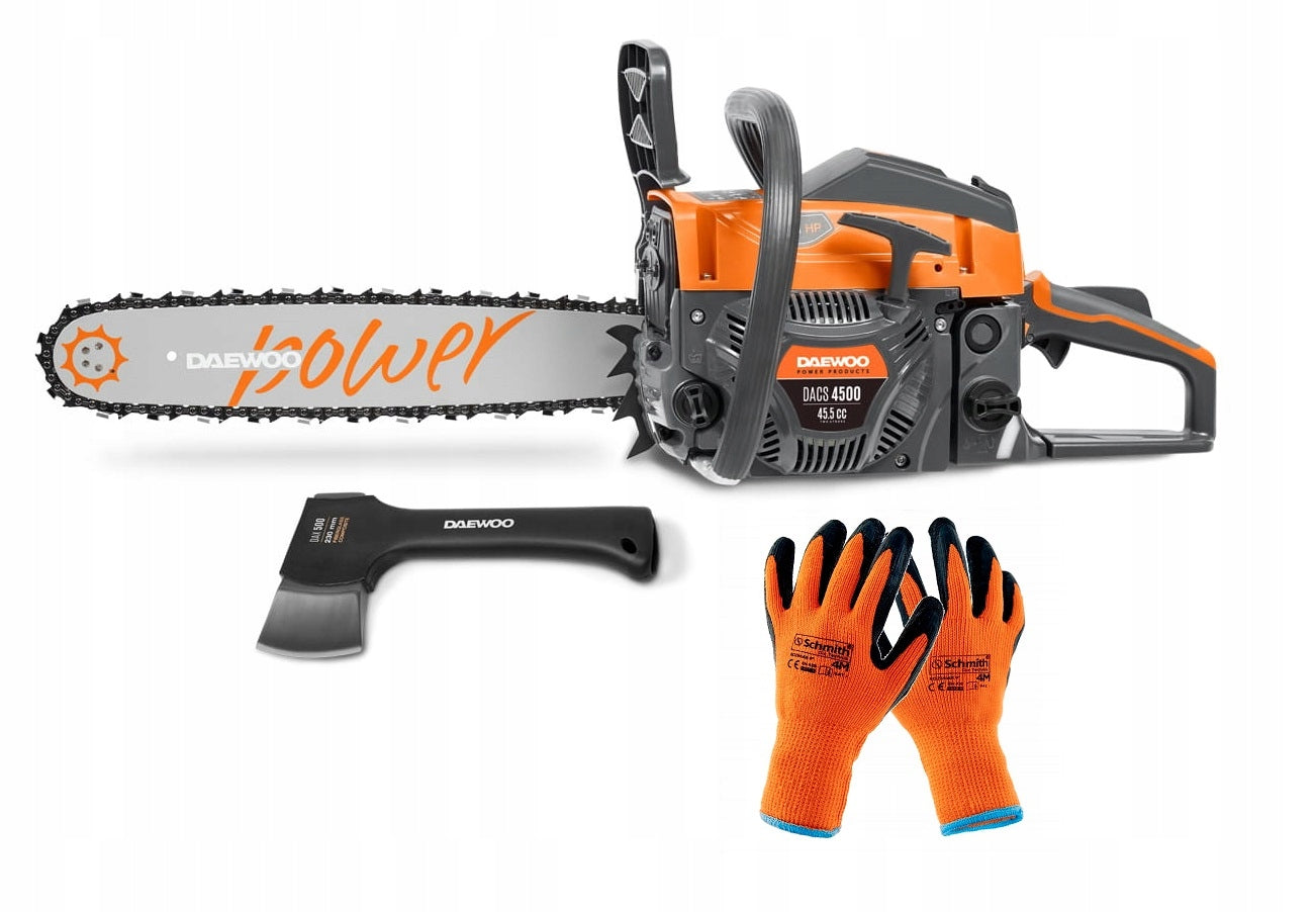 DAEWOO DACS 4500 CHAINSAW DIESEL CHAINSAW 2,7KM + AXE FILE