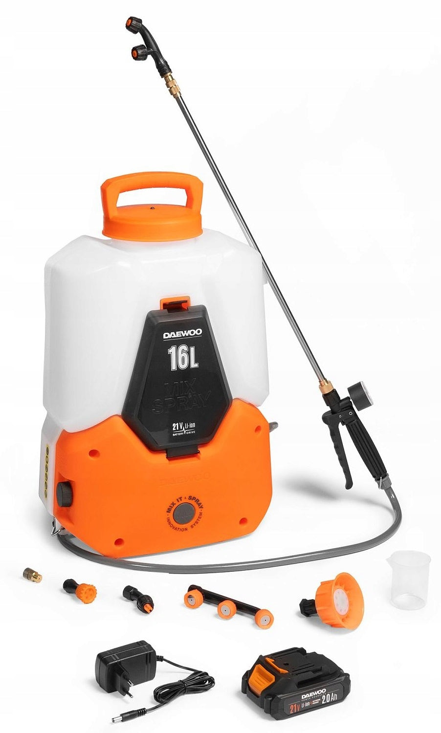 DAEWOO DSA 1621LI SET CORDLESS SPRAYER 21V 2.0Ah 16L Manufacturer code DSA 1621LI SET