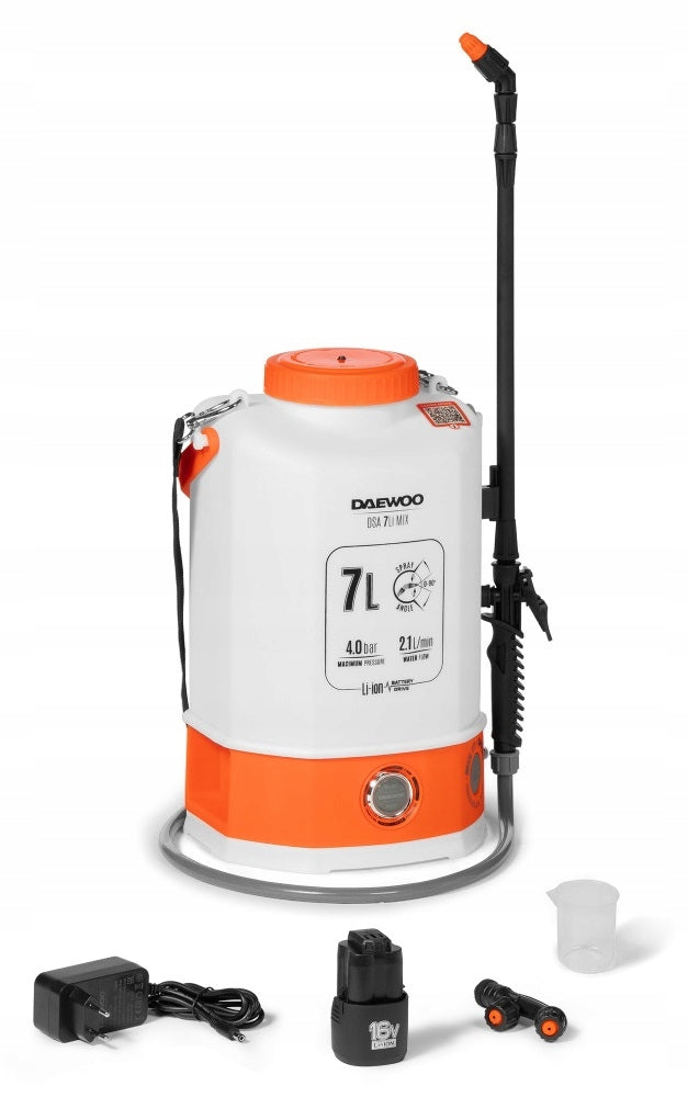 DAEWOO DSA 7Li MIX Cordless Sprayer 16V Mix Function + CHARGER Manufacturer code DSA 7Li MIX