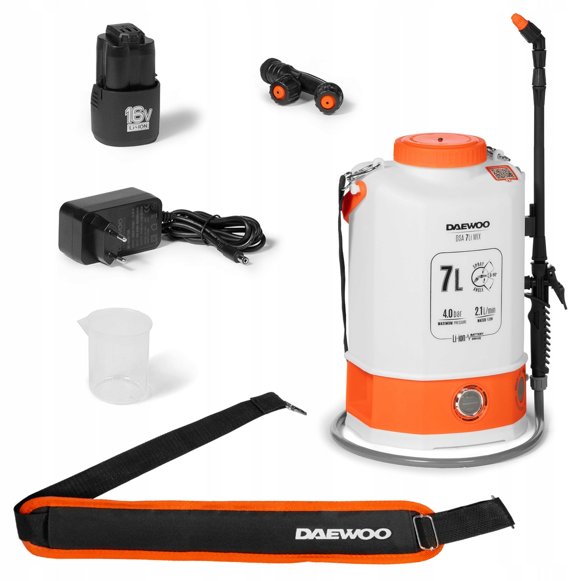DAEWOO DSA 7Li MIX Cordless Sprayer 16V Mix Function + CHARGER
