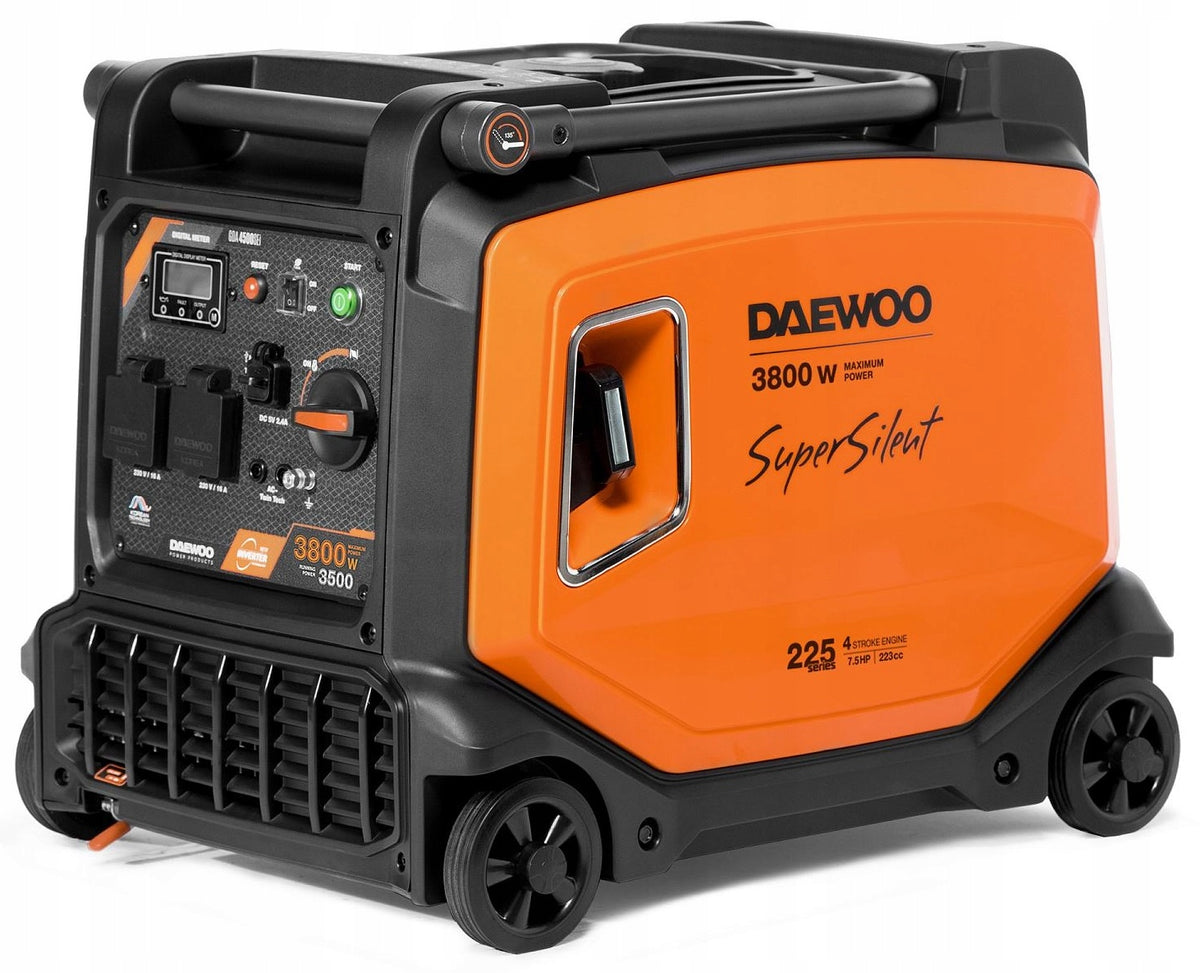 DAEWOO GENERATOR INVERTER GENERATOR SET 3800W 3.8kW 230V 7,5HP