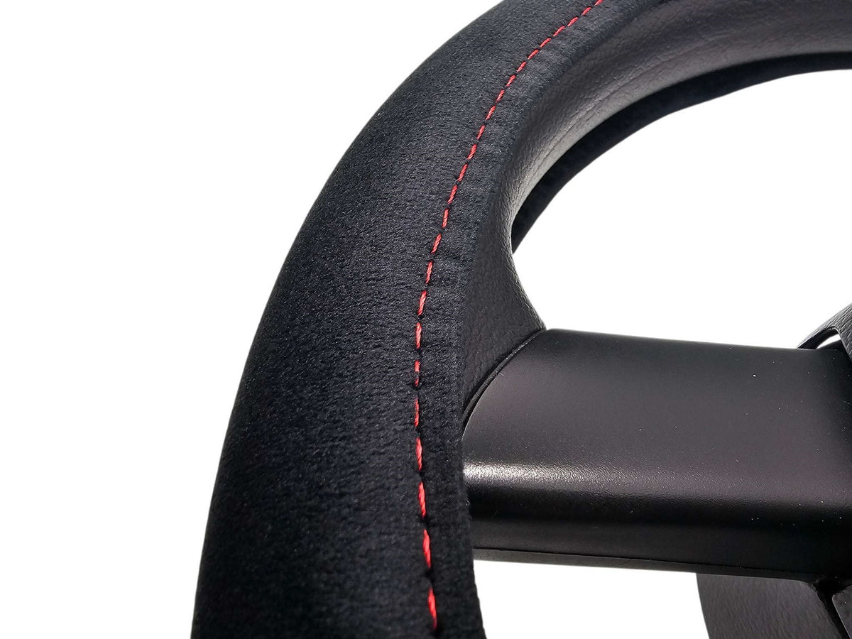 DAF XF 105.460 STEERING WHEEL COVER VELVET COVER VELOUR B-RED 44-46