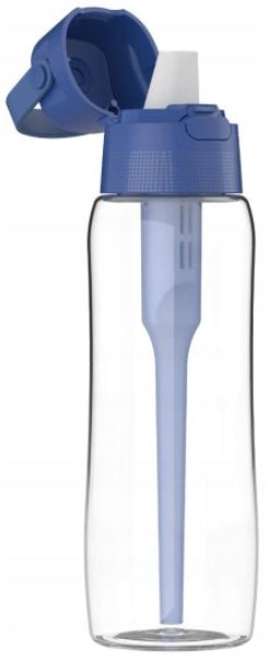 DAFI SOLID GLASS glass filter bottle with Navy Cobalt cartridge 0,6 L Packaging status original
