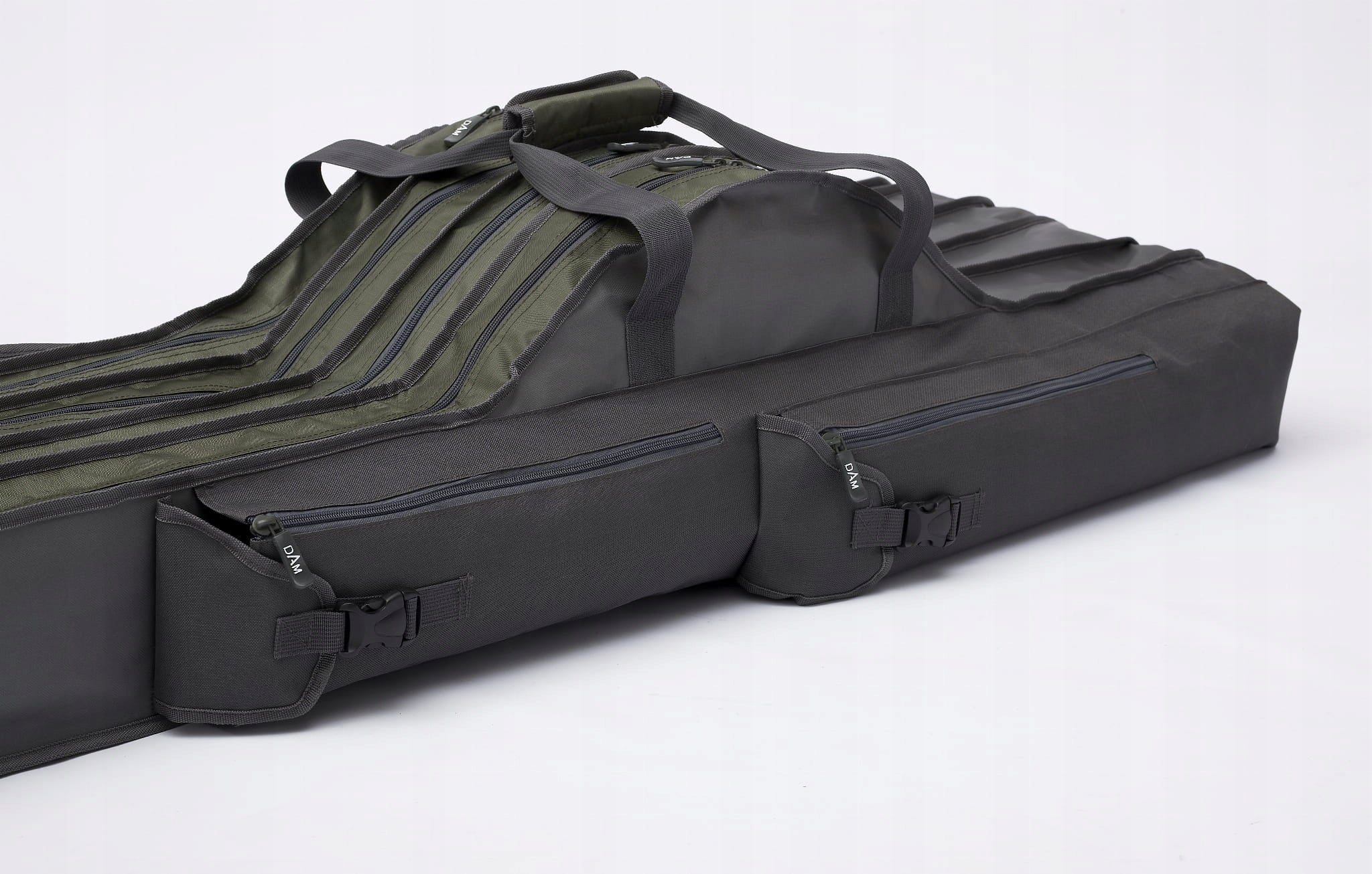 DAM MULTI-COMPARTMENT ROD COVER 4+2 150CM Color green