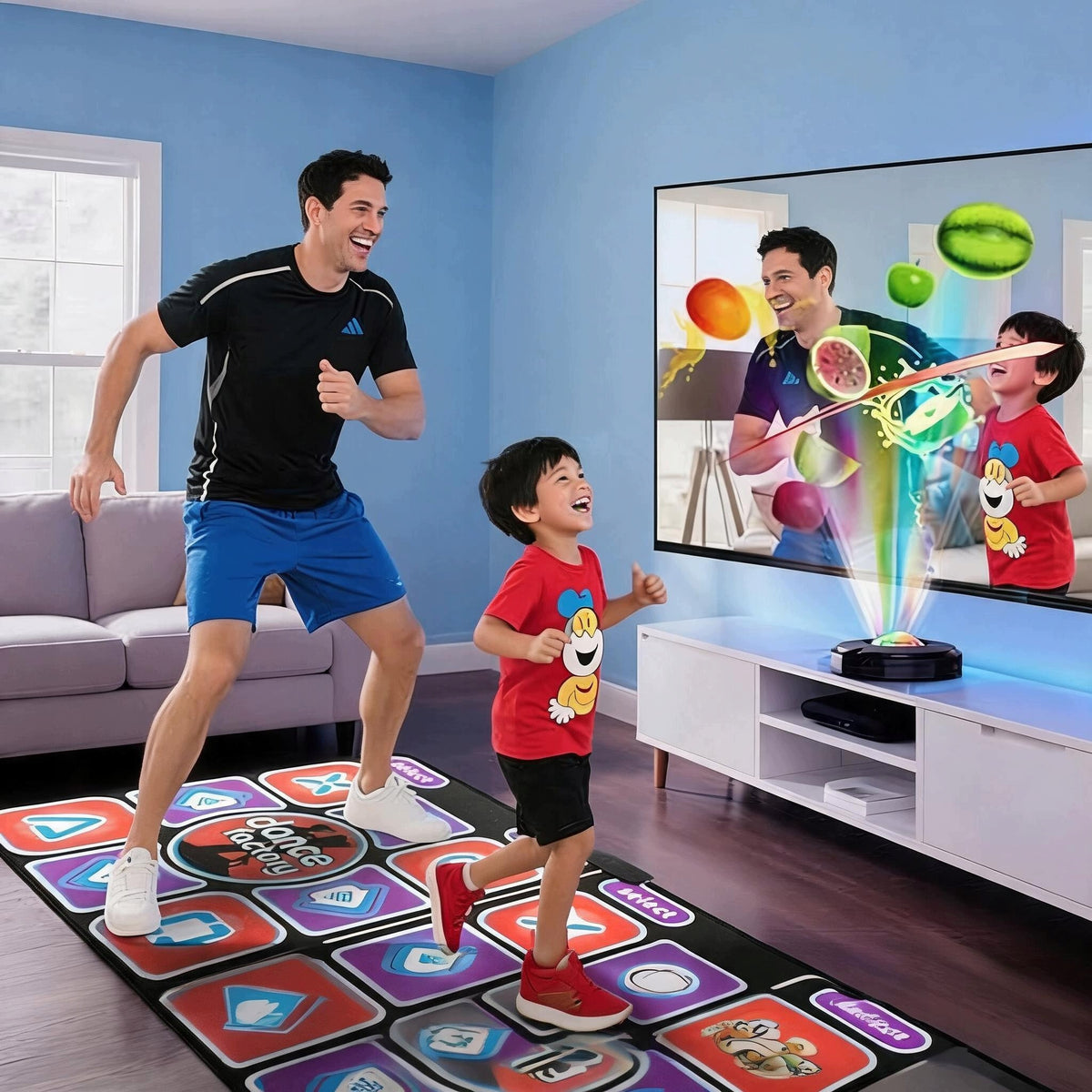 DANCE MAT FOR DANCING NON-SLIP MAT GAME WITH 206GAMES 179SONGS Packaging status original