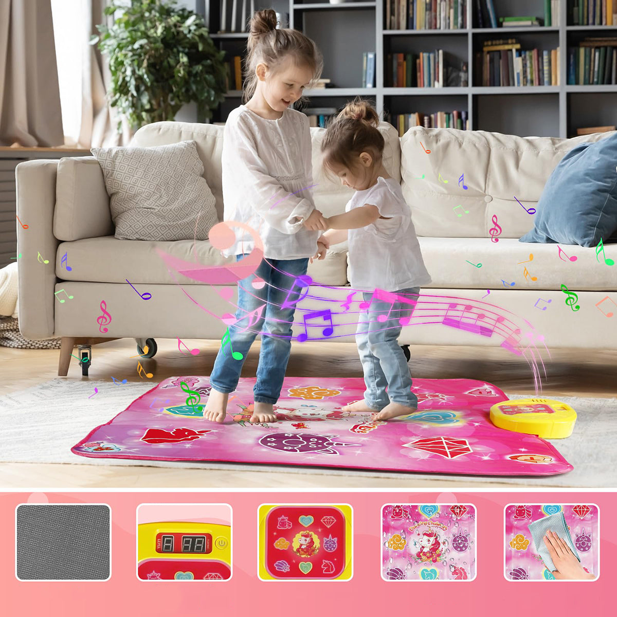 DANCE MAT FOR DANCING NON-SLIP MAT GAME WITH MULTIPLE GAME MODES Manufacturer code MATA DO TAŃCZENIAMATA TANECZNA