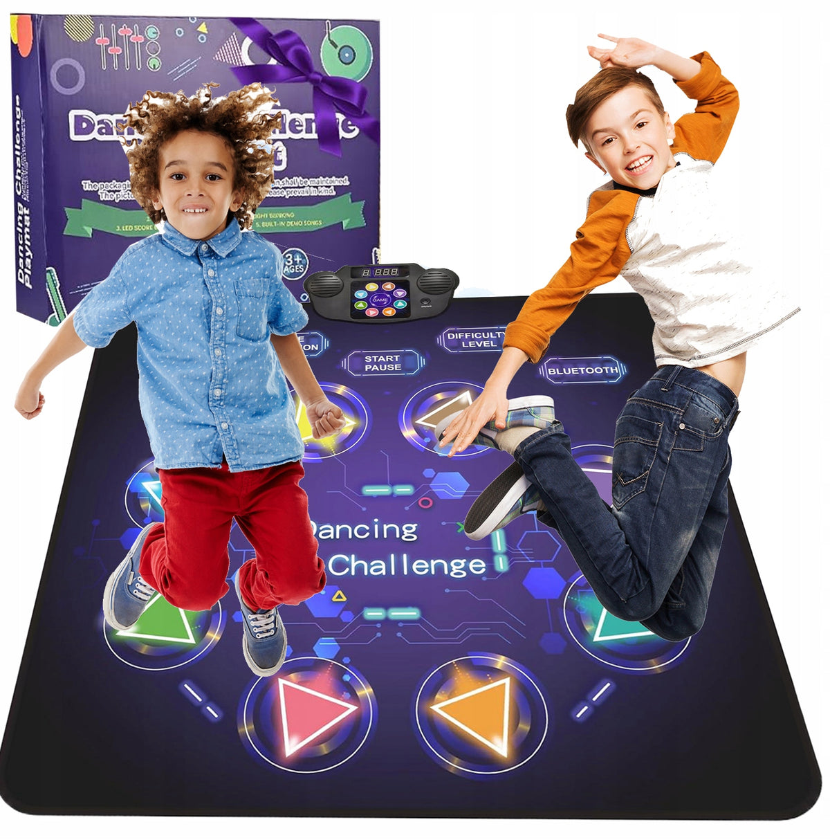 DANCE MAT INTERACTIVE DANCE MAT PARENT-CHILD BLUETOOTH 3 MODES