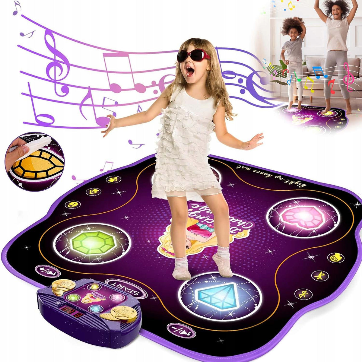 DANCE MAT MUSIC DANCING CHILDREN GAME INTERACTIVE BLUETOOTH DANCE