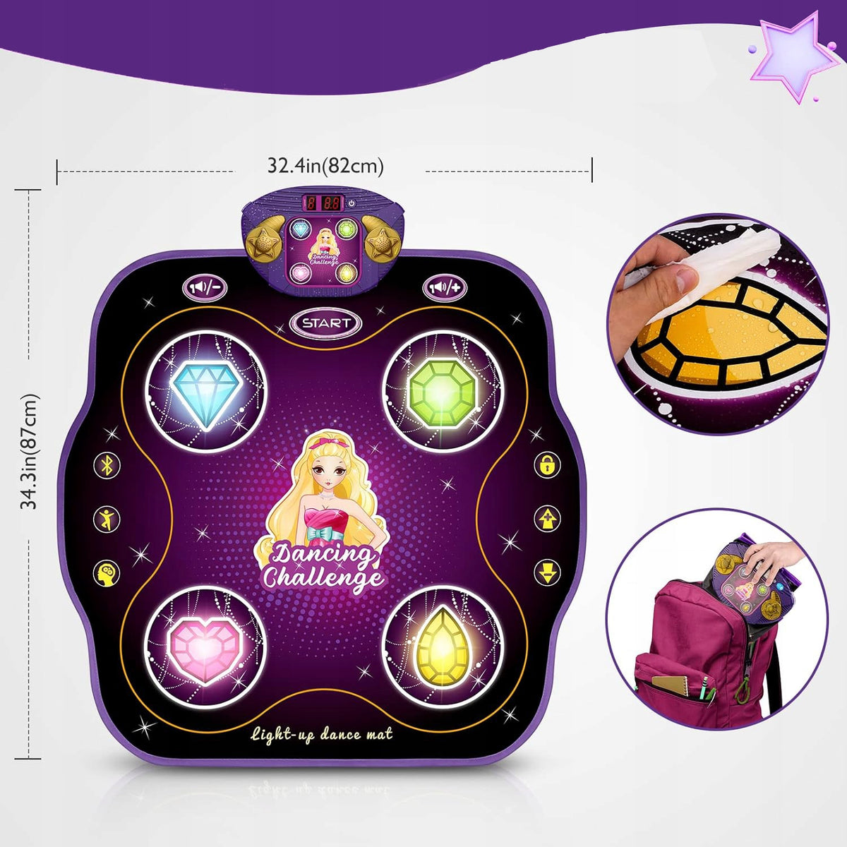 DANCE MAT MUSIC MAT FOR CHILDREN TOYS DANCE MAT FOR BIRTHDAY