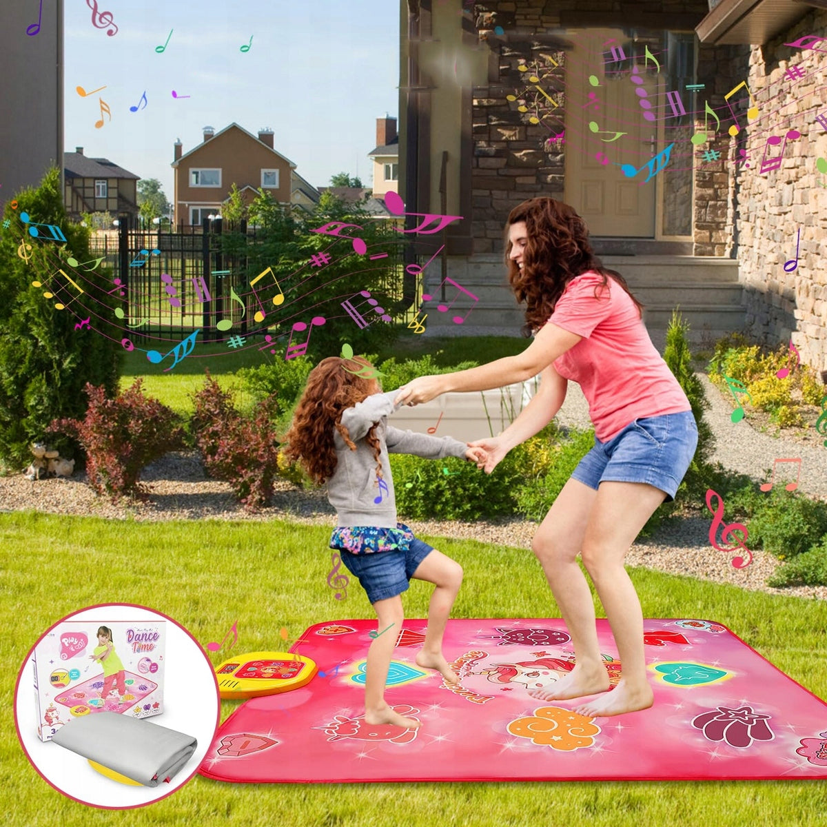 DANCE MAT NON-SLIP FOLDING INTERACTIVE 5 MODES FOR CHILDREN Packaging status original