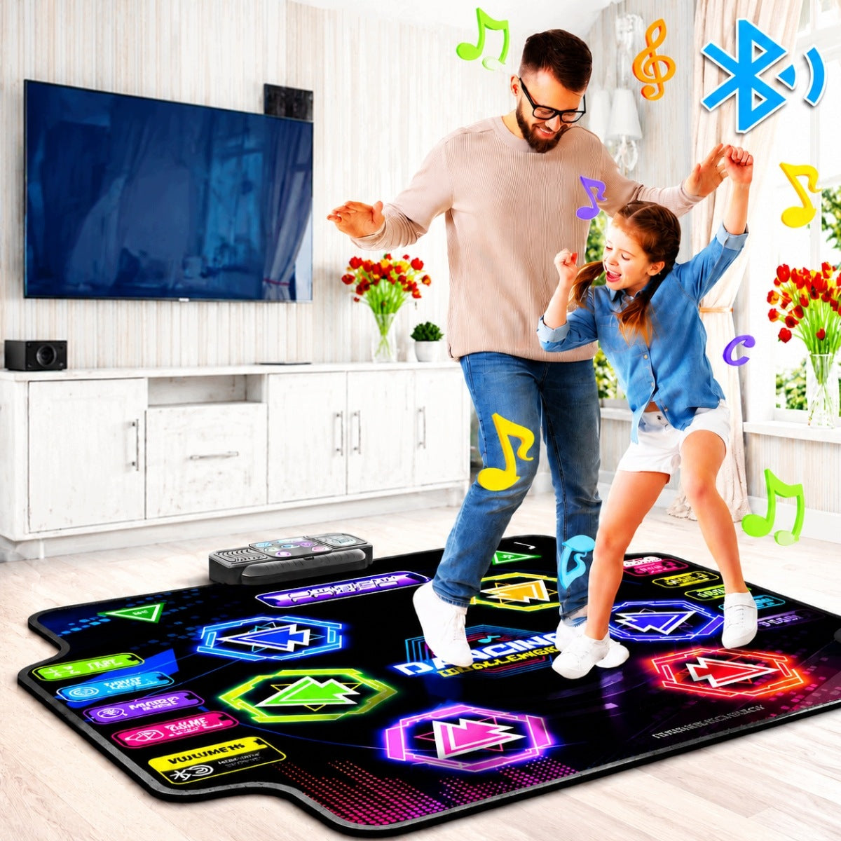 DANCE RUG BLUETOOTH WIRELESS 6-WAY BLACK Kid's age 6＋ years