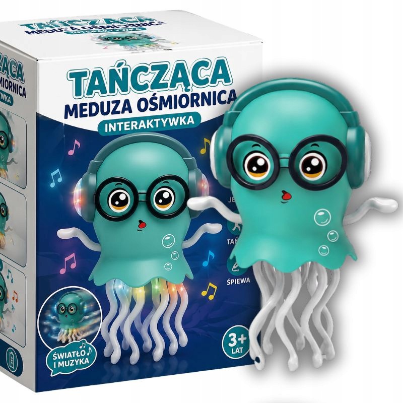 DANCING OCTOPUS JELLYFISH TOY LED LIGHTS RIDES GAME SINGS AS A GIFT