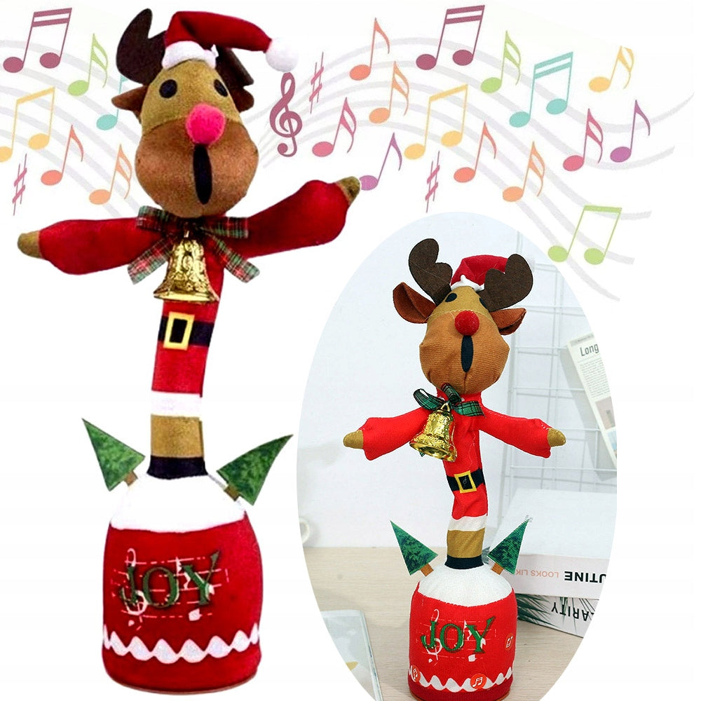 DANCING REINDEER WITH MELODIES GIFT DECORATION FOR CHRISTMAS TOY