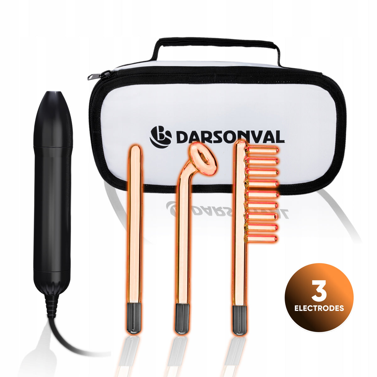 DARSONVAL BLACK IN SOFT ELECTRODE BAG 3 FULL BODY PELLETS