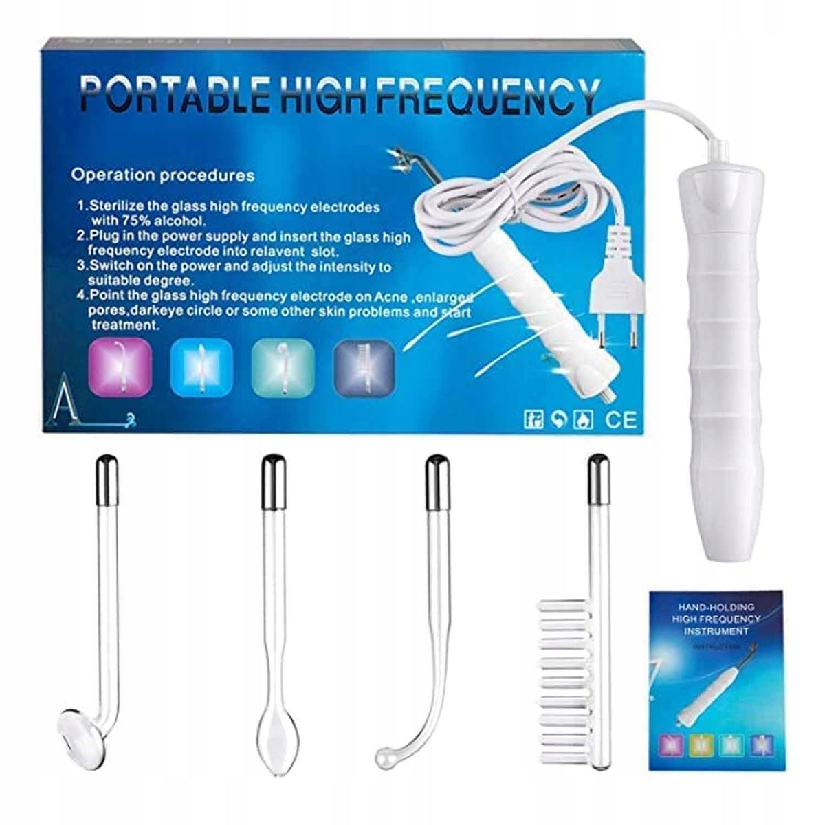 DARSONVAL DERMA WAND DARSONWAL STRONG 4 PELLETS WHITE