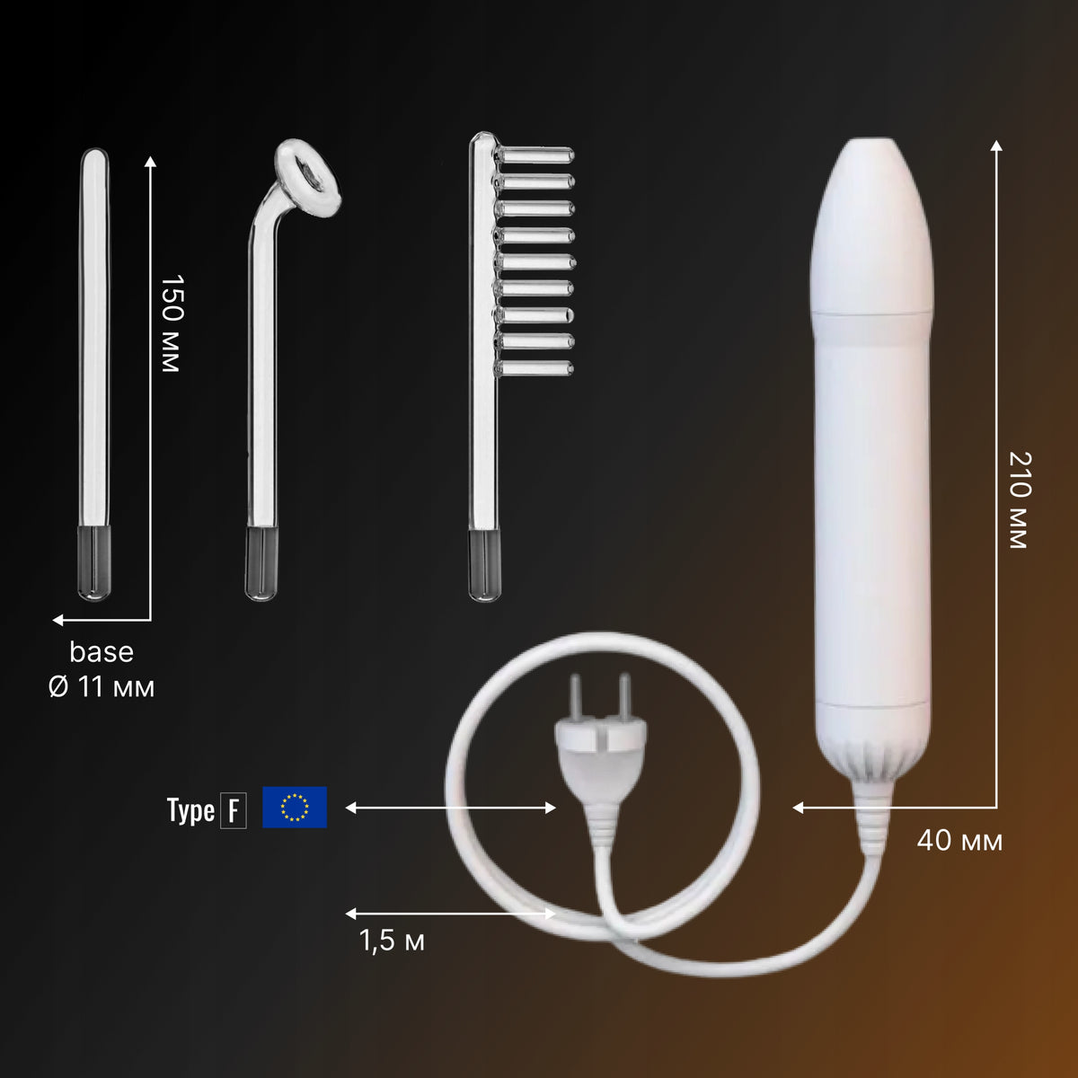 DARSONVAL WHITE IN SOFT BAG ELECTRODES 17 PELLETS FOR WHOLE BODY Brand no brand