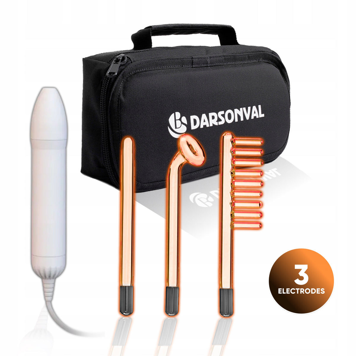 DARSONVAL WHITE IN SOFT ELECTRODE BAG 3 FULL BODY PELLETS
