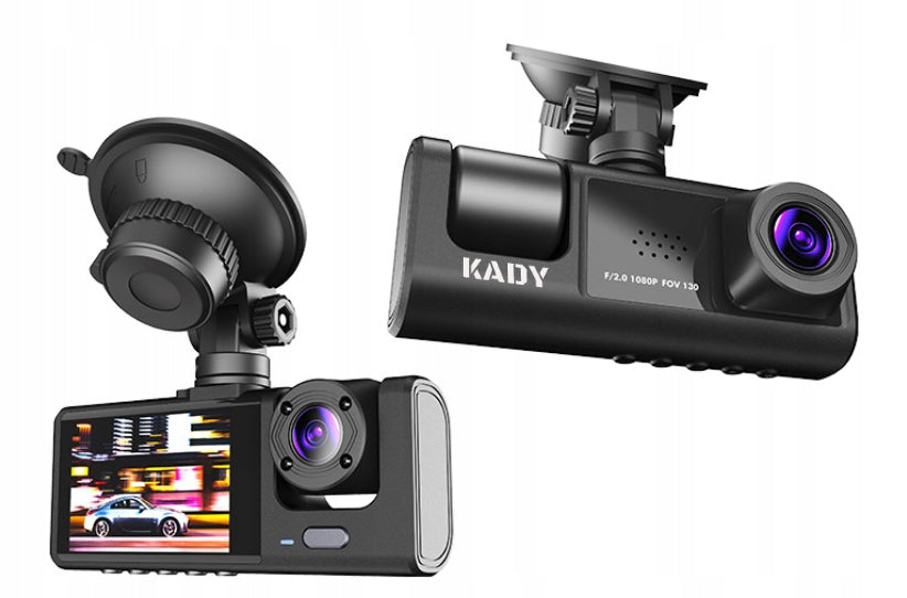DASH CAM RECORDER KADY FULL HD 3 LENSES FOR TAXI UBER BOLT Brand Kady