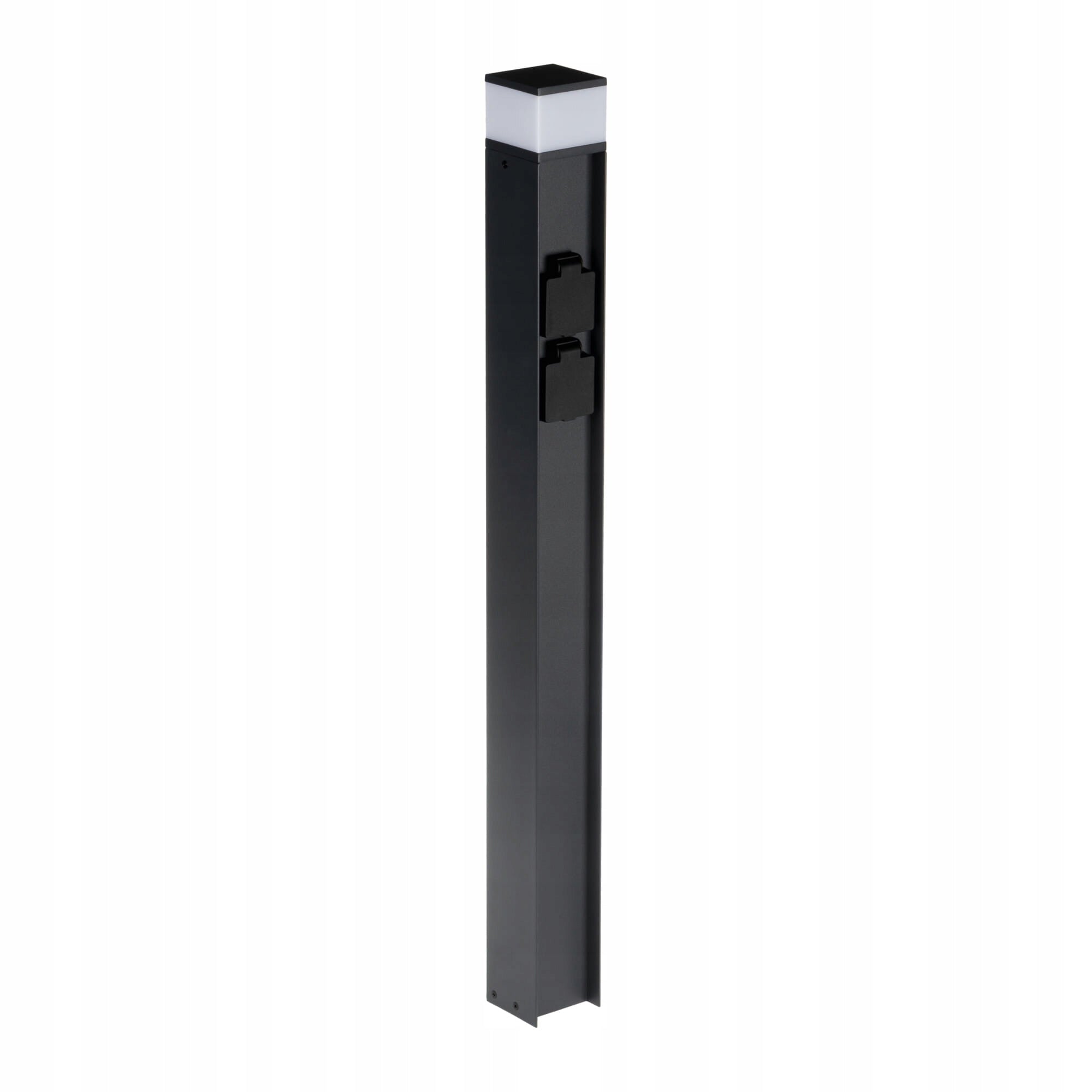 DASTEN 80 F SO B garden post with French sockets anthracite 38767