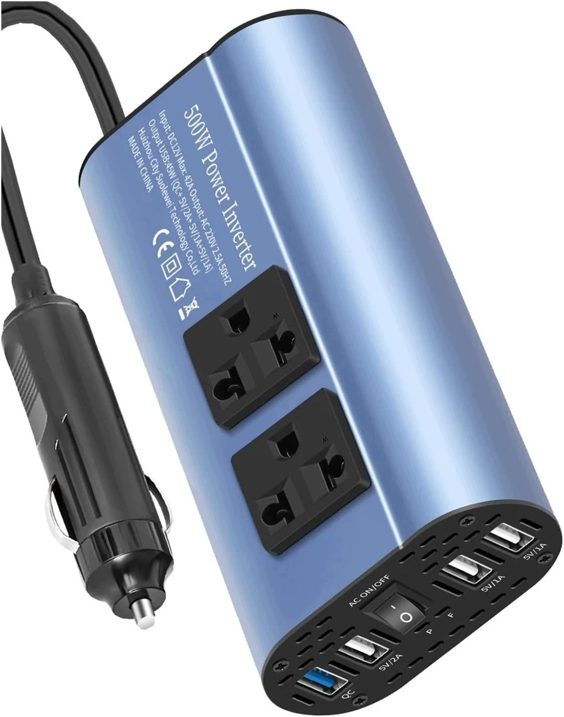 DC VOLTAGE CONVERTER 12V TO AC 220V 230V 500W