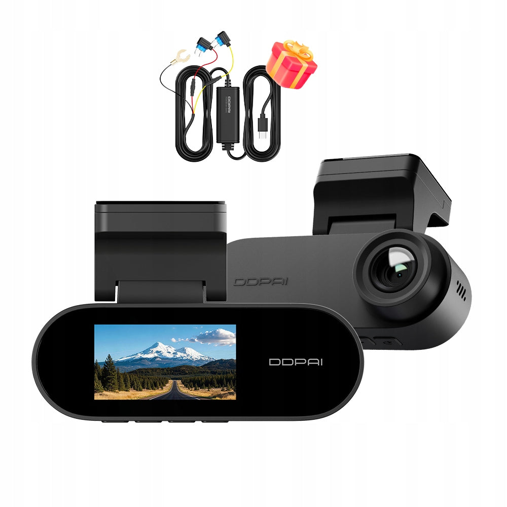 DDPAI DASH CAM N2 VIDEO RECORDER 2.5K WIFI 1,9" + HARDWIRE KIT