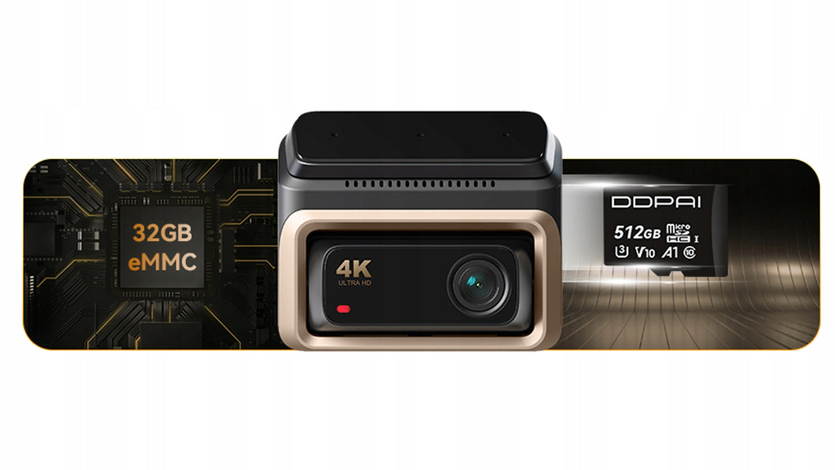 DDPAI Z60 Pro Video Recorder Car Camera 4K HDR GPS WiFi Bluetooth Packaging status original