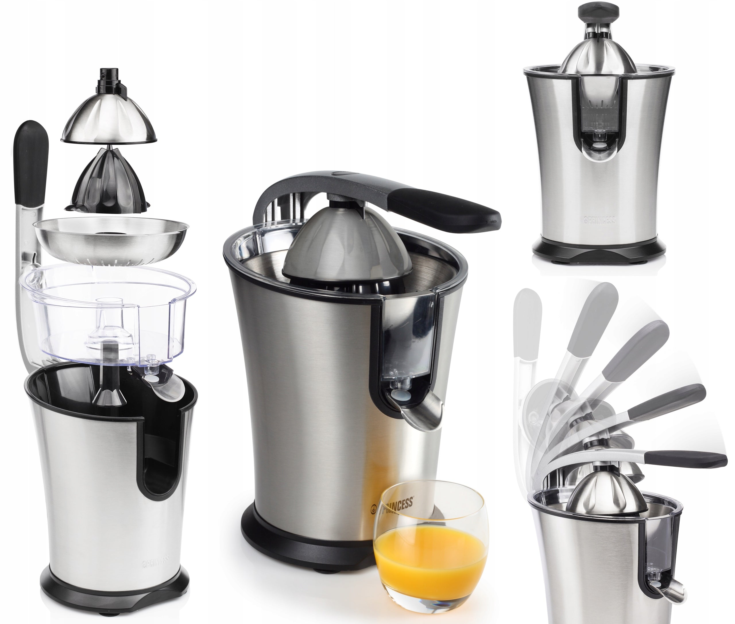 DECENT RvS JUICER PRO with handle SOK 100% to the last DROP INOX LuX