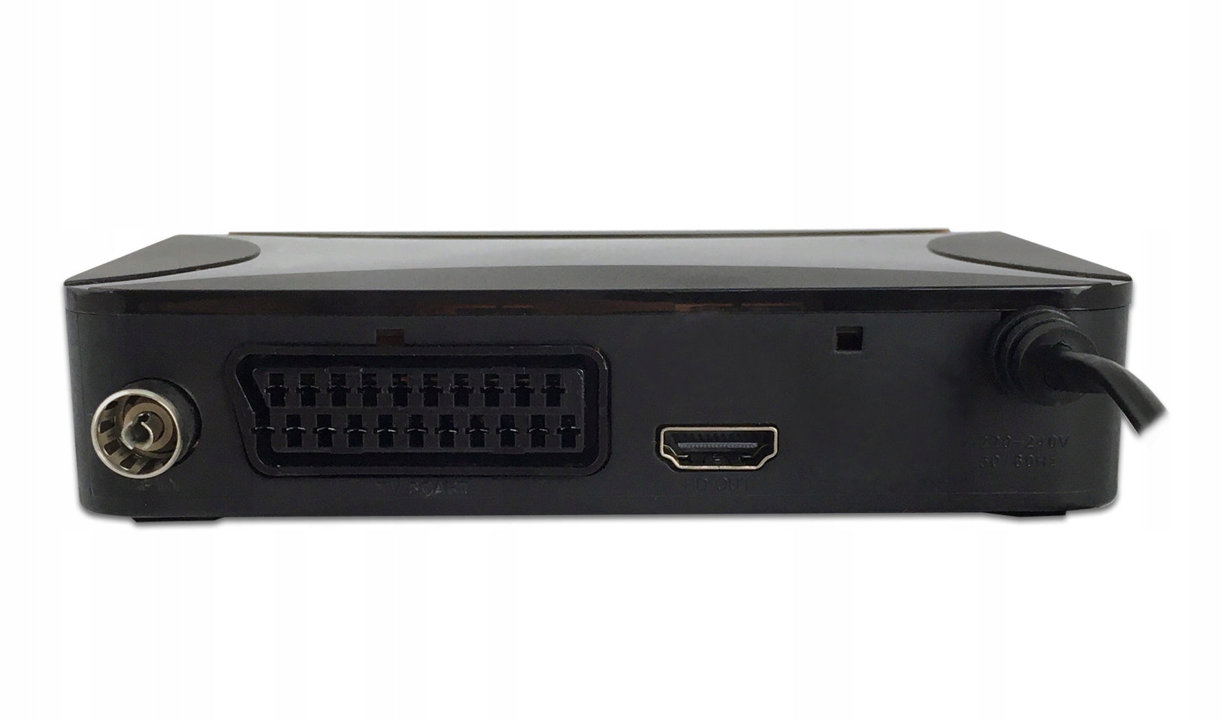 DECODER TERRESTRIAL TV TUNER HD DVB-T2 HEVC H.26 USB SCART HDMI + REMOTE CONTROL Manufacturer code DEKODER TUNEREW