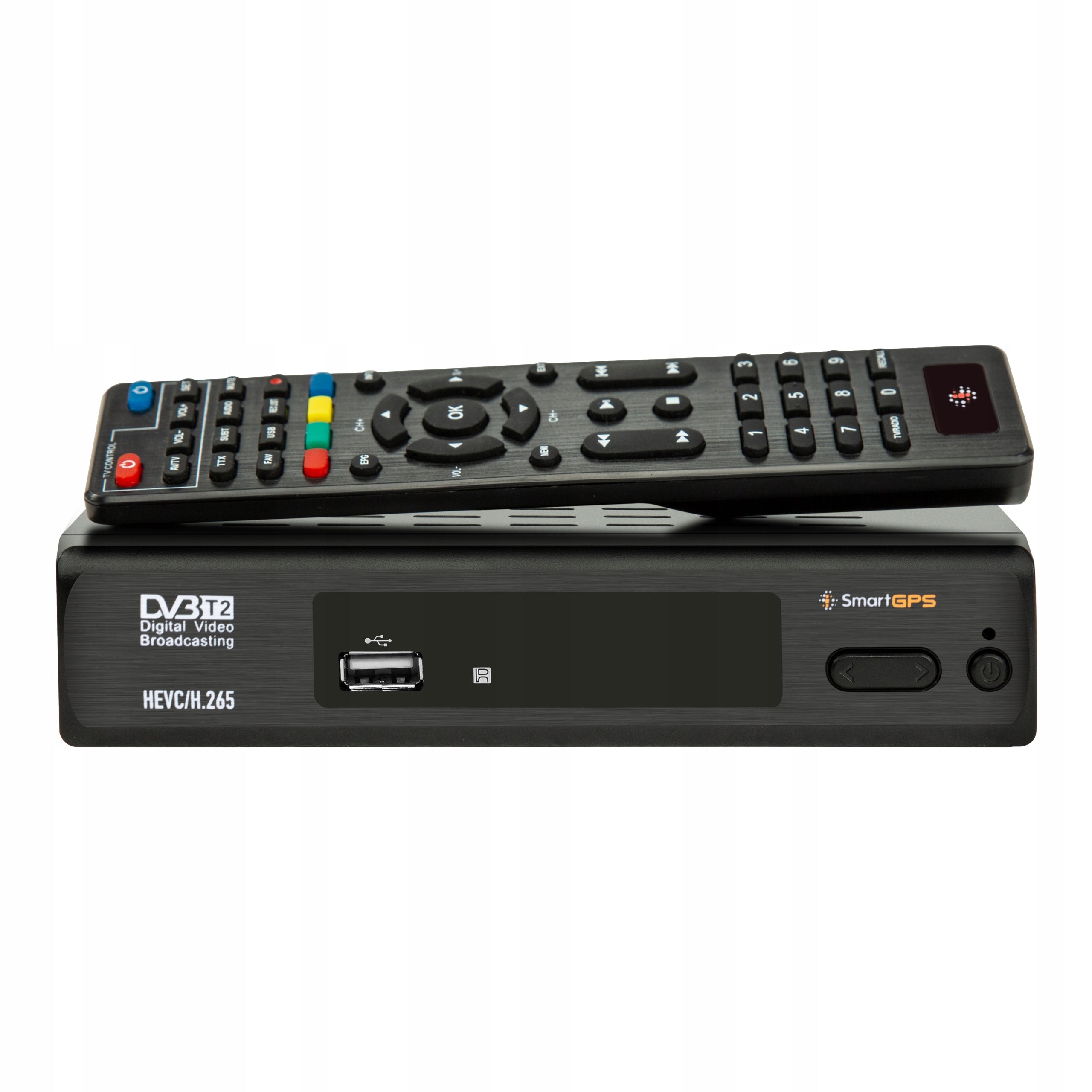 DECODER TUNER DVB T2 TV TERRESTRIAL SMART GPS SAT-2 MPEG-4 H.265/HEVC Packaging status original