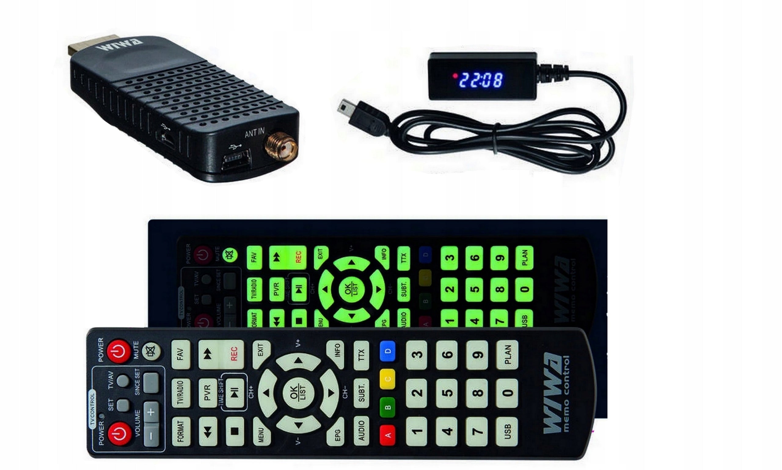 DECODER WIWA H.265 MINI TUNER DVB-T2 H.265 HEVC