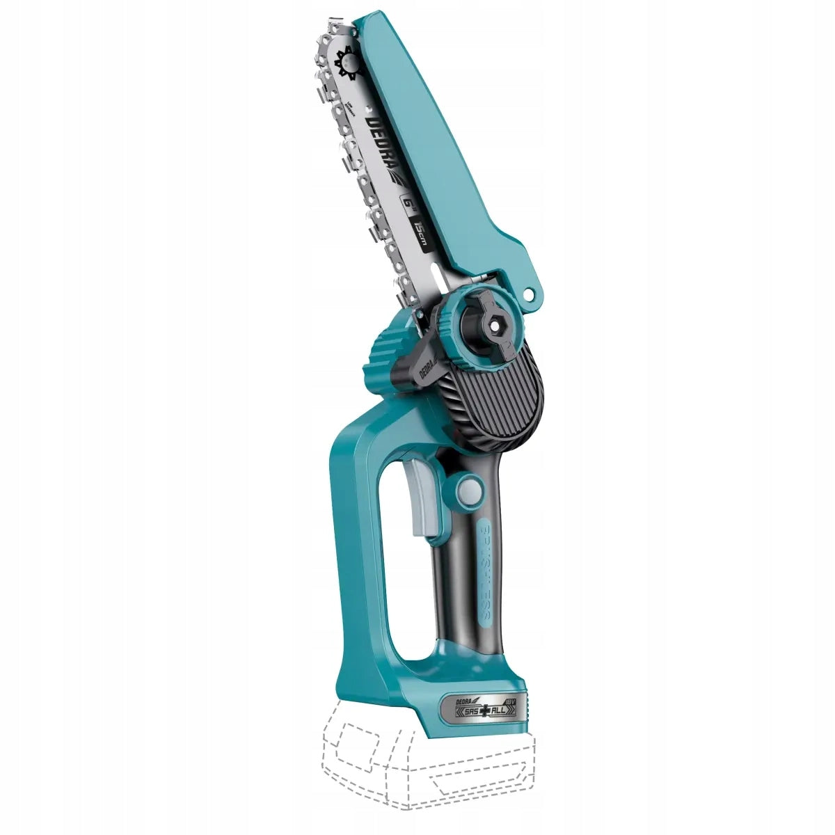 DEDRA CHAINSAW AKU 6" 15cm SAS+ALL Mini Branch Saw DED7180