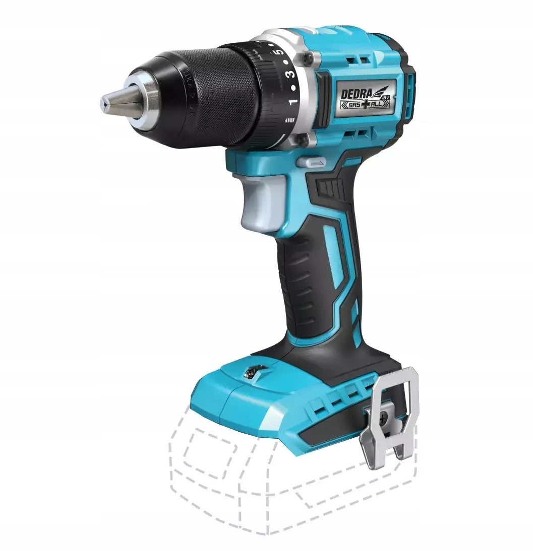 DEDRA Cordless drill18V, SAS+ALL DED7143, brushless
