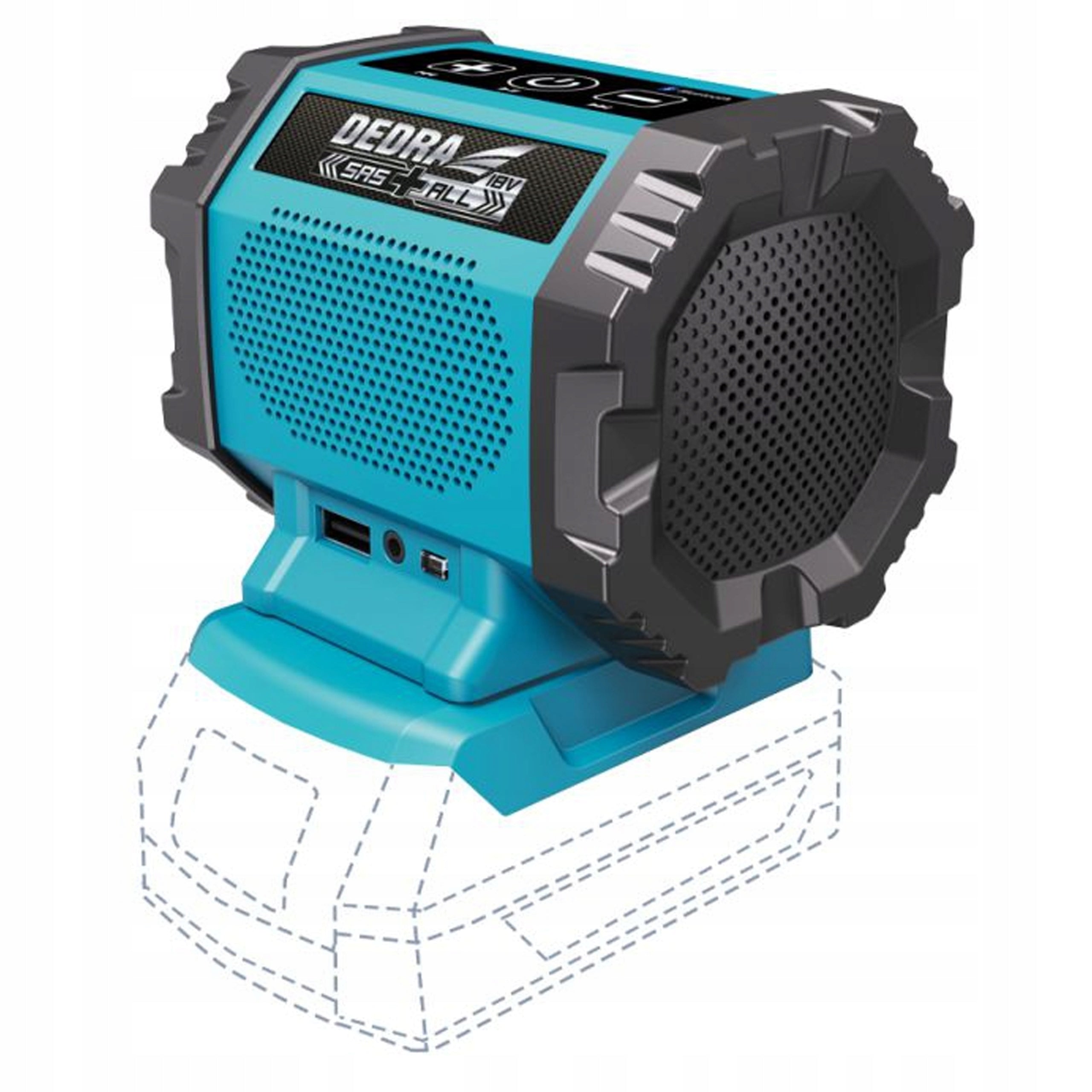 DEDRA DED7004 bluetooth battery speaker