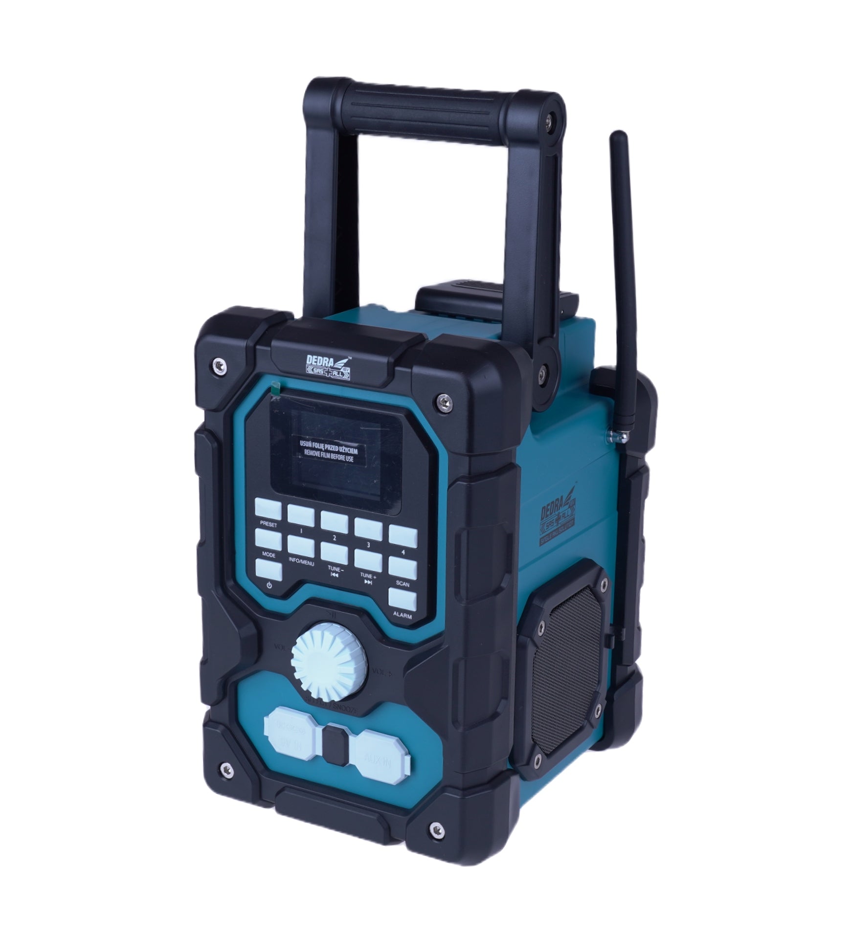 DEDRA DED7006BT BATTERY RADIO SAS+ALL 18V DAB+/FM BLUETOOTH USB Brand Dedra