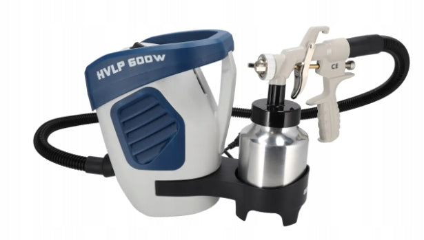 DEDRA HVLP SPRAY PAINT UNIT DED7413 GUN 600W 2 NOZZLES