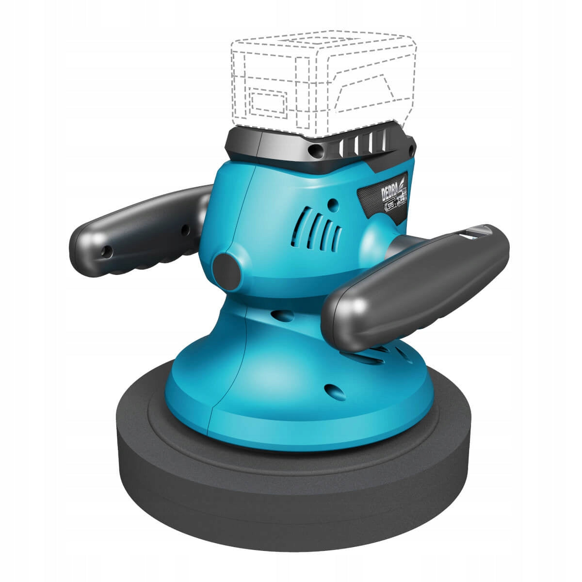 DEDRA Rotary polisher 250mm aku SAS 18V DED7084