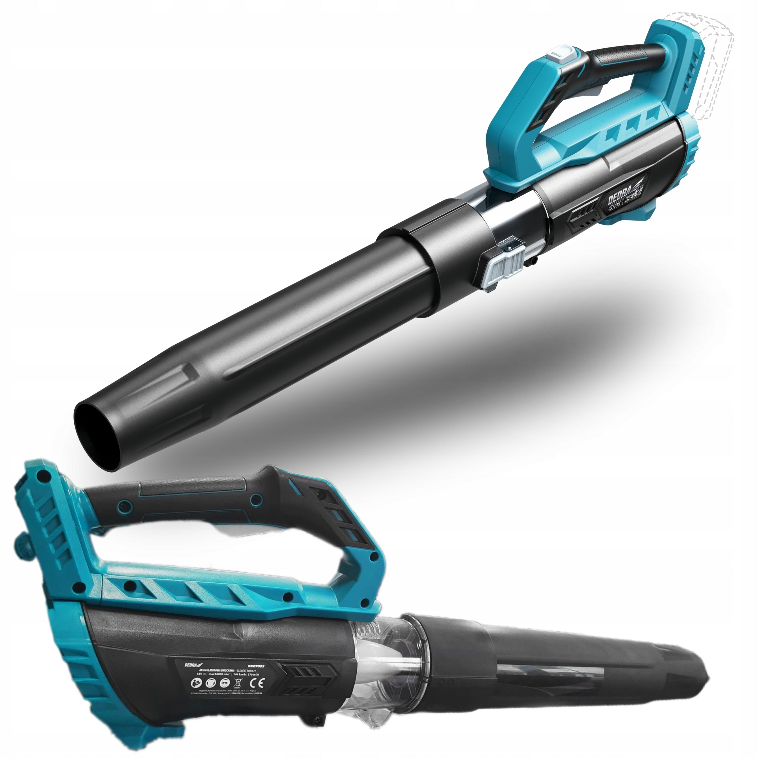 DEDRA SAS+ALL 18V DED7093 Cordless Garden Blower for Snow Leaves Packaging status original