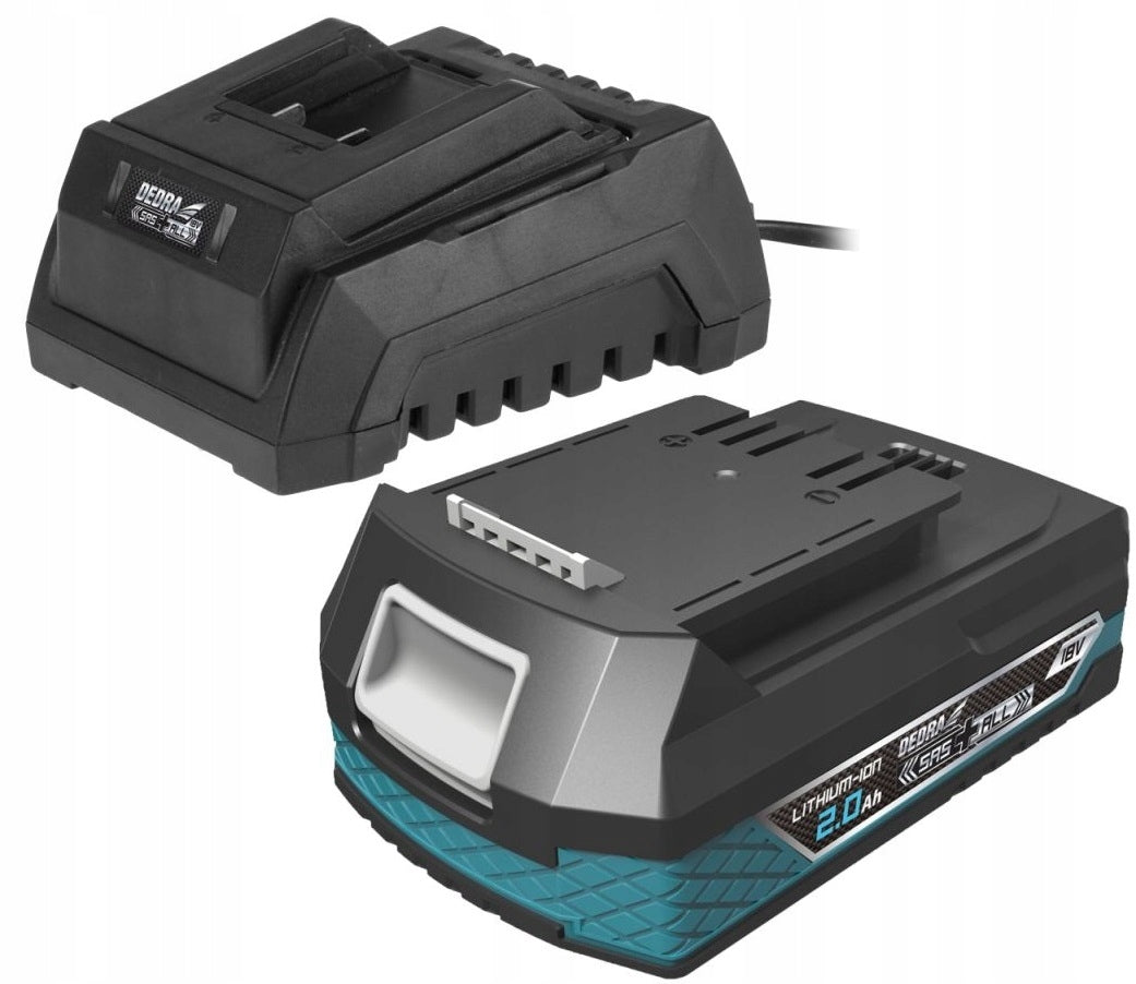 DEDRA STARTER KIT SAS+ALL CHARGER + BATTERY 2AH DED7038+DED7032 Brand Dedra