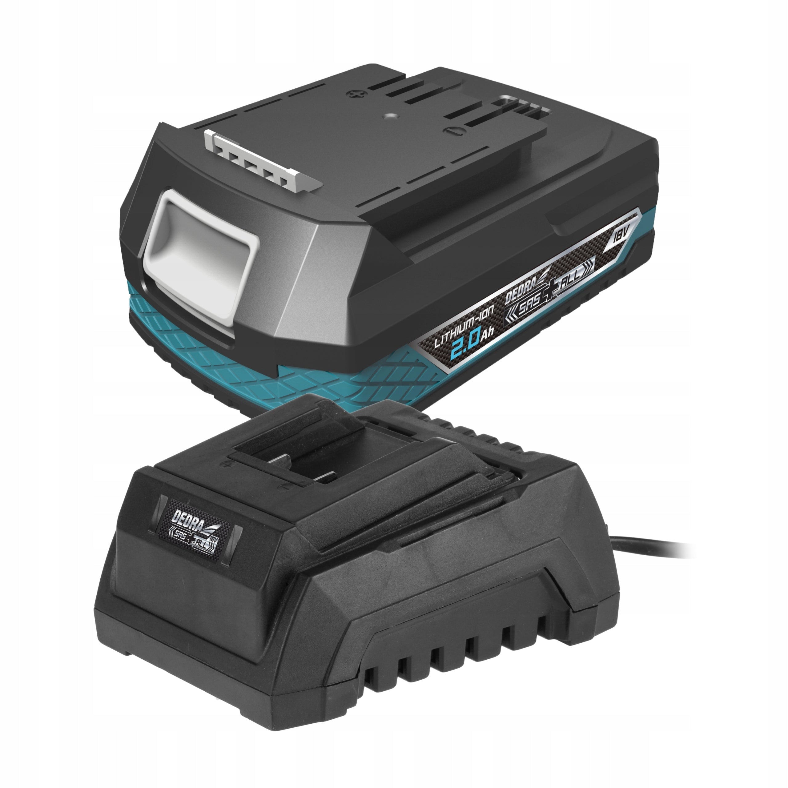 DEDRA STARTER KIT SAS+ALL CHARGER + BATTERY 2AH DED7038+DED7032