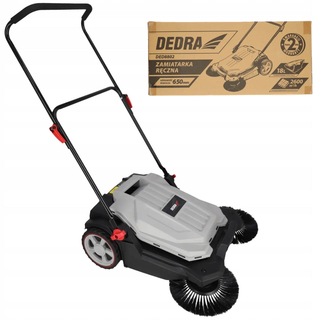 DEDRA Sweeper 2 side brushes + 1 rear DED8802