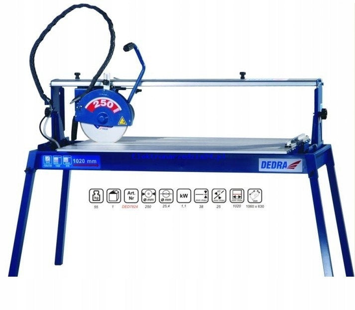 DEDRA TILE CUTTER CUTTING MACHINE DED7824 1100W 1020MM