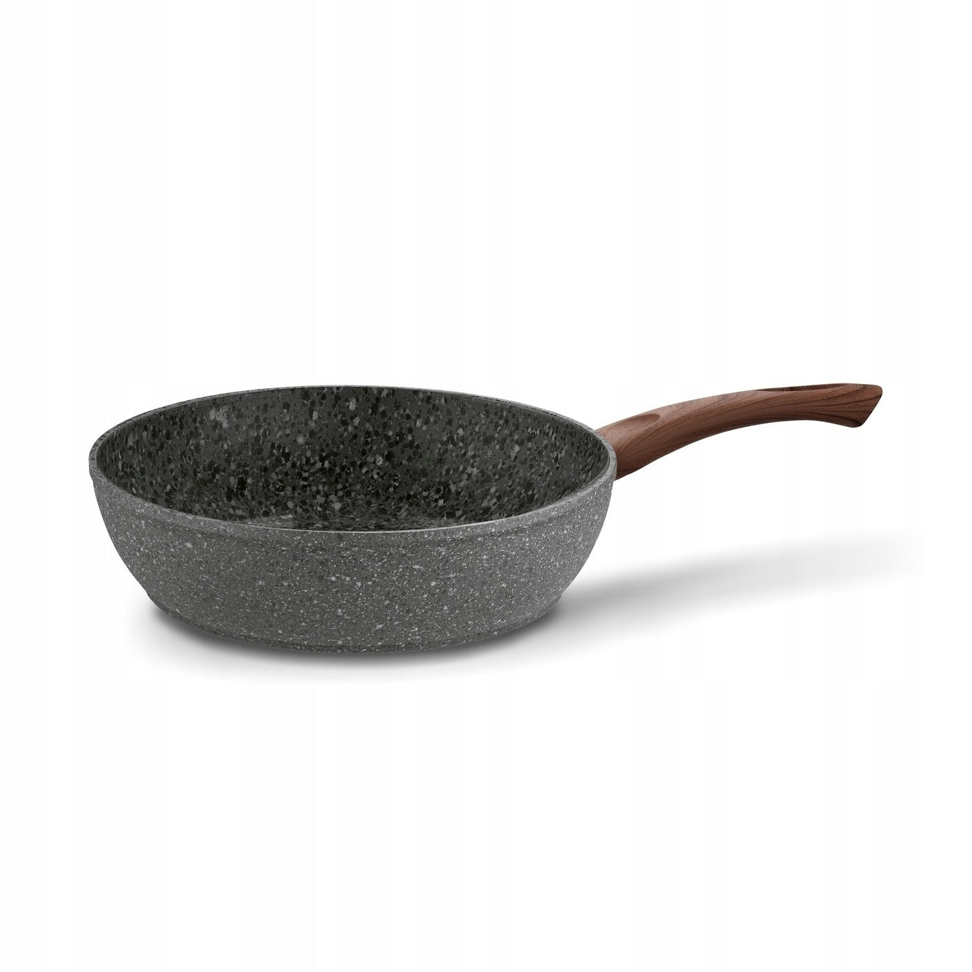 DEEP Granite PAN with LID Marbled Konighoffer Venga 28x7cm Brand Konighoffer