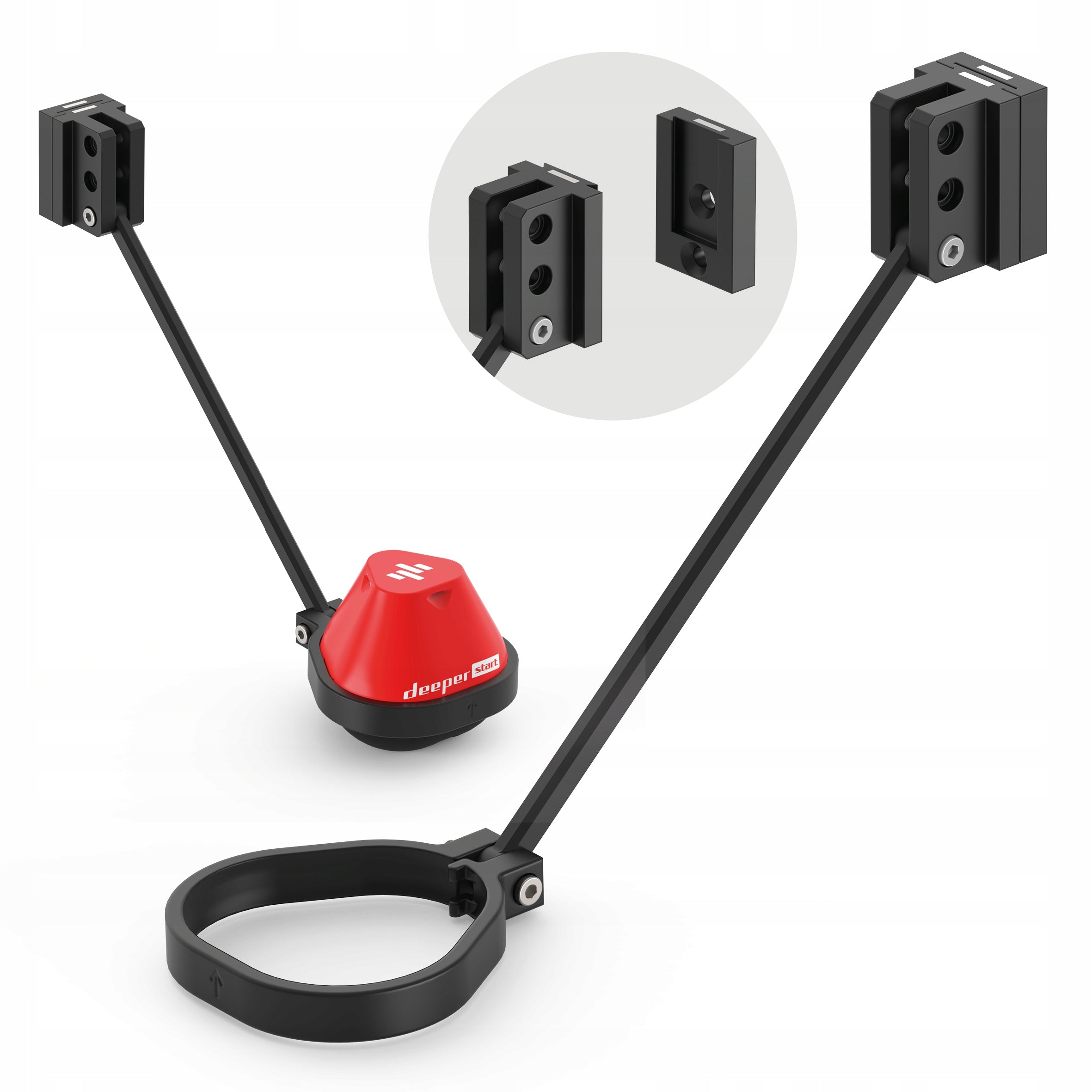 DEEPER START sonar holder + quick release Fish Finder bait boat
