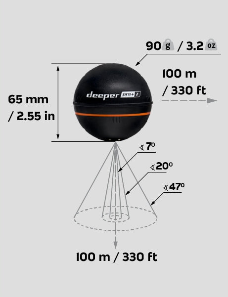 DEEPER Smart DEEPER PRO+ 2 GPS sounder Brand Deeper
