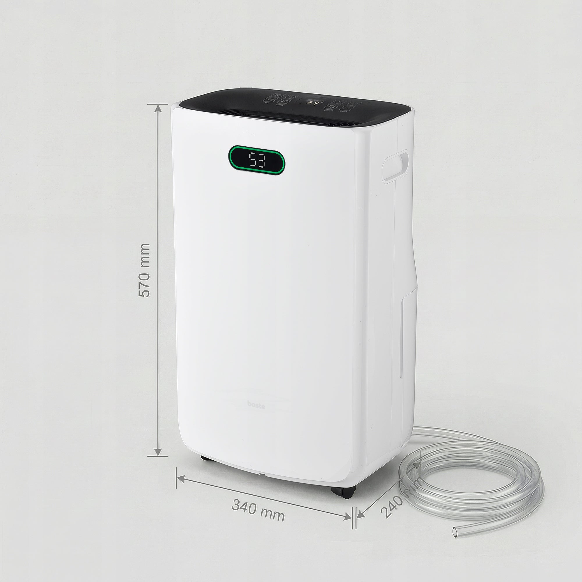 DEHUMIDIFIER/AIR PURIFIER BOSTE MOISTURE ABSORBER 20L 6,5L HEPA 13 Medical device no