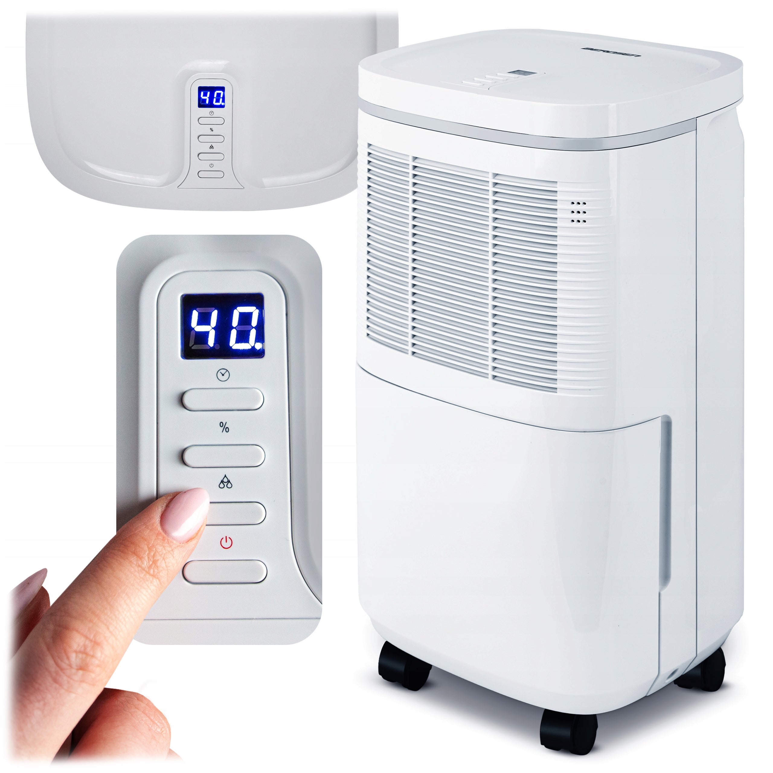 DEHUMIDIFIER COMPRESSOR MOISTURE ABSORBER 10l/24h TIMER