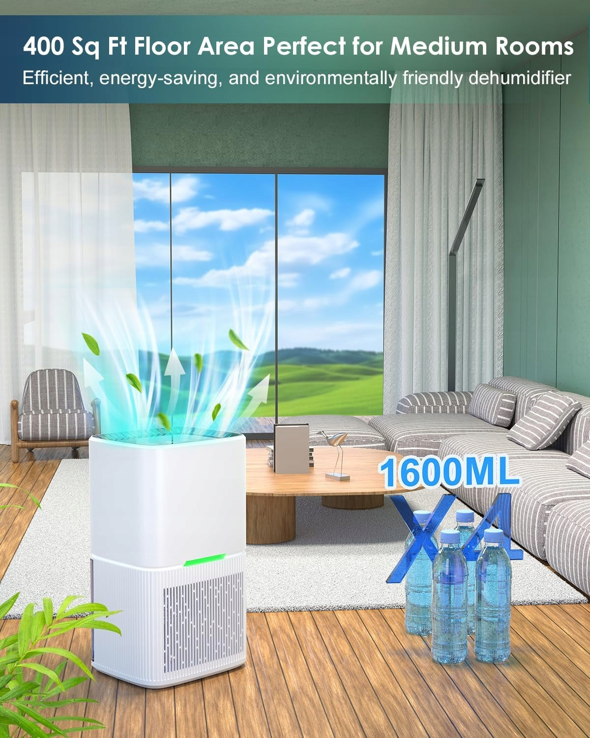 DEHUMIDIFIER FOR HOME CELLAR MOTORHOME 1.6L Dehumidifier D3 1600 ml Manufacturer code 4765em