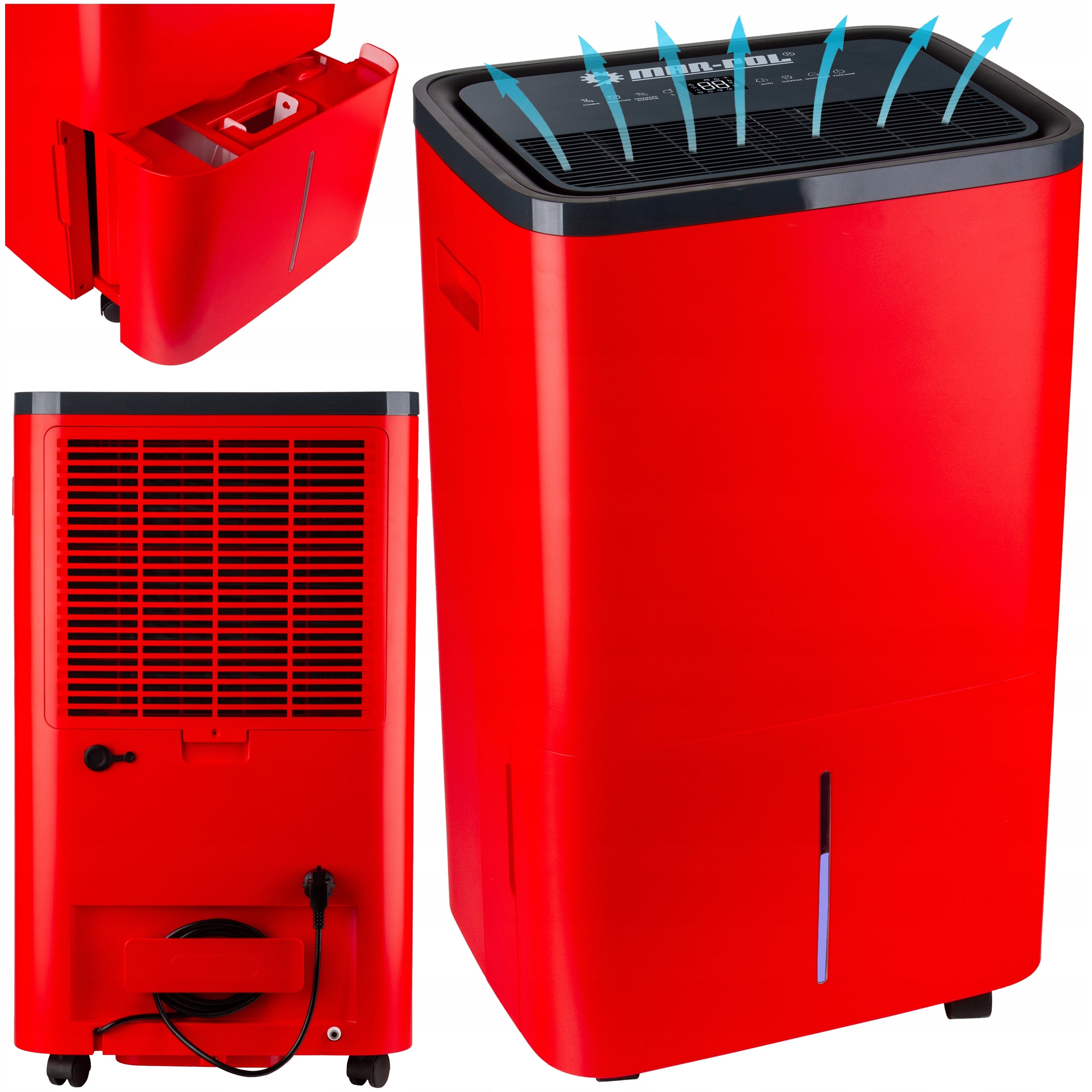 DEHUMIDIFIER INDUSTRIAL CONSTRUCTION MOISTURE ABSORBER 80L/24H PUMP