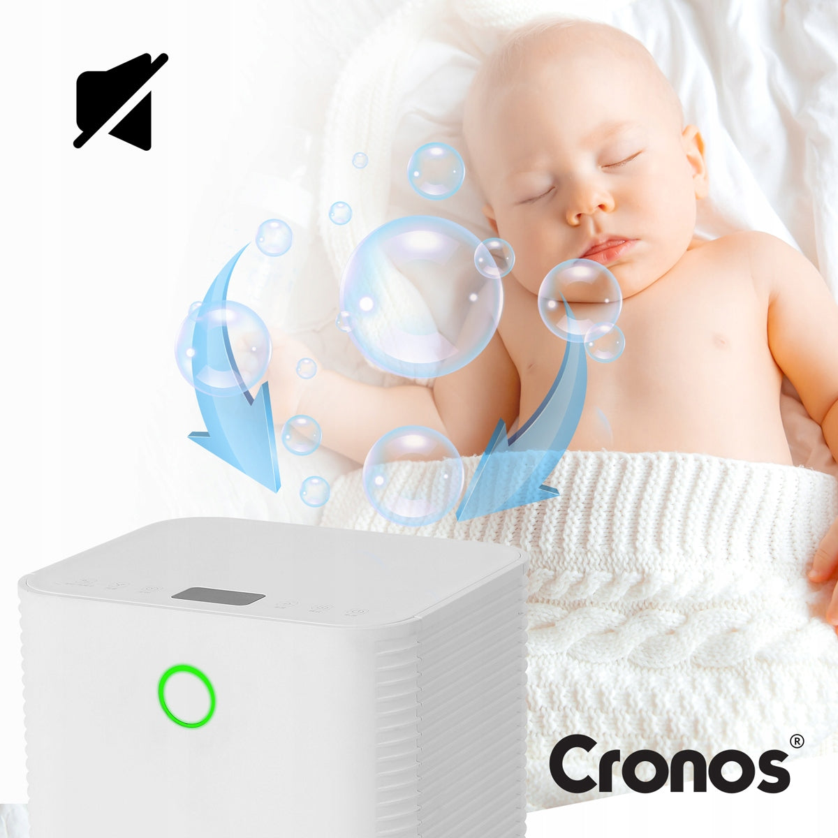 DEHUMIDIFIER MOISTURE ABSORBER 12L/24h WiFi TIMER HIGROSTAT PREMIUM EAN (GTIN) 5905325702781